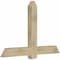 Ekena Millwork Eugene Rough Sawn Timber Gable Bracket, Douglas Fir, 60"W x 40"H x 4"D x 6"F, 16/12 Pitch GBW060X40X0406EUG00RDF - alternate 4